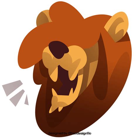 Lion roar clipart free download