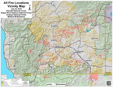 Map Of Oregon Fires