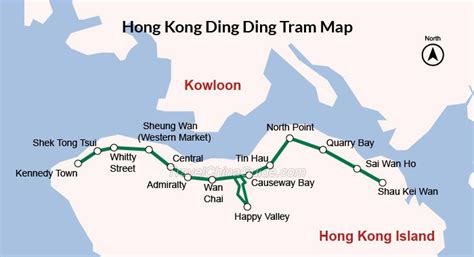 Hong Kong Airport Transfer Map, Star Ferry Routes Map