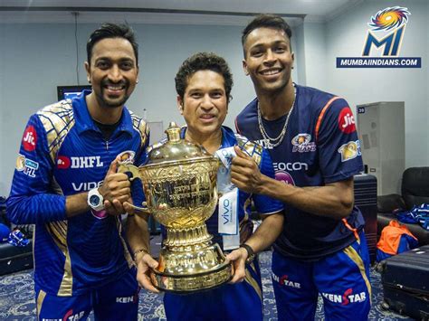 The new IPL champions celebrate - Mumbai Indians