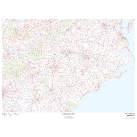 North Carolina Zip Code Map - Vicky Jermaine