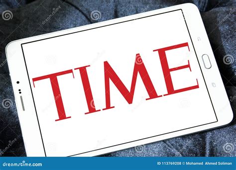 Time magazine logo editorial stock photo. Image of time - 113769208