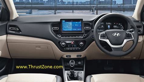 2020 Hyundai Verna Facelift interior - Thrust Zone