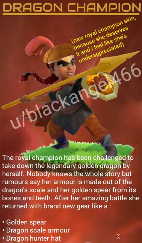 [IDEAS] New royal champion skin idea 2/3 : r/ClashOfClans