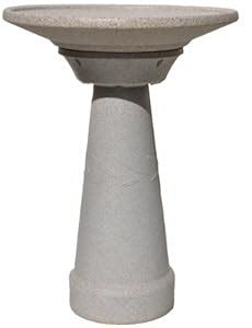 Amazon.com : Dirty Bird Septic Vent Concealer, Granite : Birdbath Accessories : Patio, Lawn & Garden