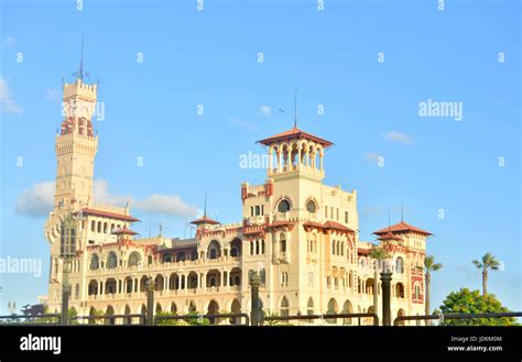 Montaza Palace, King Farouk's Palace, Alexandria, Egypt Stock Photo - Alamy