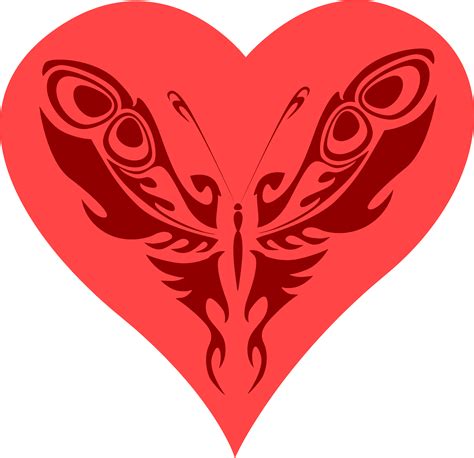 Butterfly Heart Png - PNG Image Collection