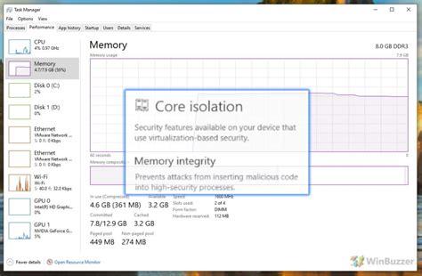 How to Disable or Enable Core Isolation Memory Integrity