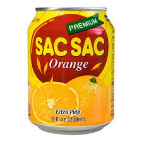 쌕쌕오렌지 SAC SAC ORANGE / 238ML*12 /BOX $8.7 – Jin Global Pte Ltd