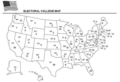 Electoral College Map Activity