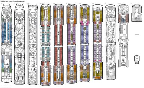 Noordam Navigation Deck Plan Tour