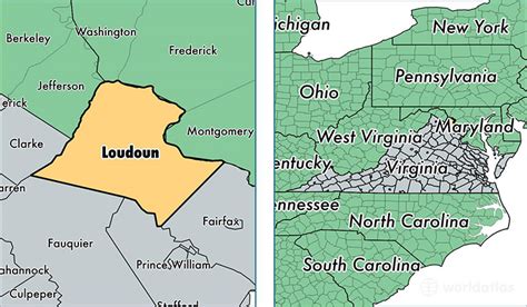 Loudoun County Map Va - Cities And Towns Map