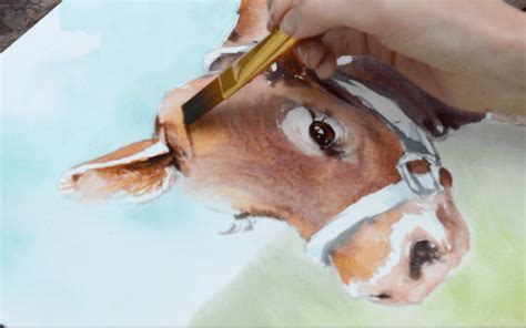 Inspired to Paint: Speed Painting Cow Watercolor Video | Bryarton Farm