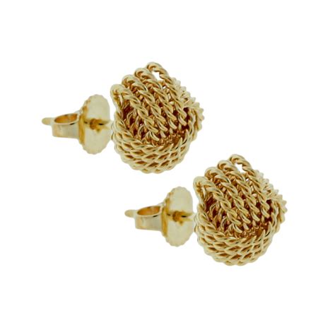 Tiffany and Co. Gold Knot Earrings at 1stDibs | tiffany gold knot ...