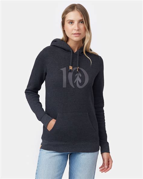 Womens Ten Hoodie | Organic Cotton