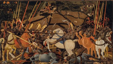 Paolo Uccello, Battaglia di San Romano. Florence, Uffizi, 1455 | Painting, Uffizi gallery ...