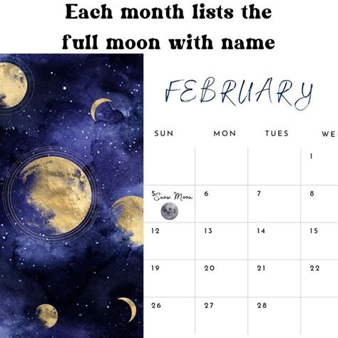 2023 Moon Calendar