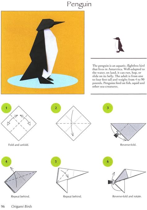 Welcome to Dover Publications | Origami penguin, Origami patterns, Origami