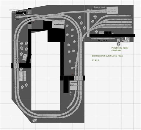 Track plan for an upcoming layout! : modeltrains