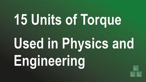 15 Units of Torque - Structural Guide