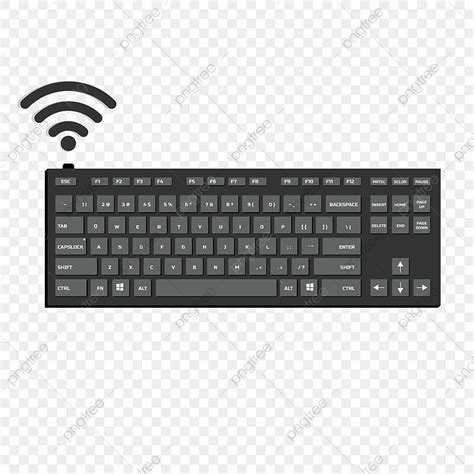 Wireless Keyboard Vector Hd PNG Images, Wireless Keyboard Vector, Keyboard, Wifi, Wireless PNG ...
