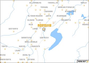 Morovia (Costa Rica) map - nona.net