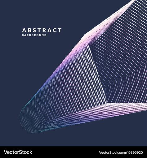 Abstract poster geometric objects lines Royalty Free Vector