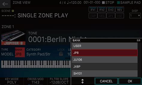 FANTOM 6, FANTOM 7, FANTOM 8 System Version 2.10: Selecting Model Expansion Tones – Roland ...