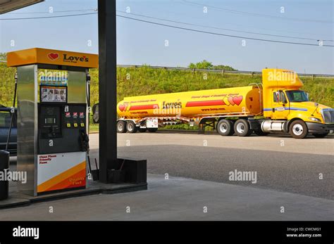 Love's convenience store and gas station, USA Stock Photo - Alamy