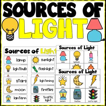 Sources Of Light