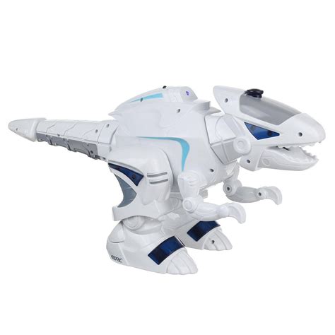 2.4G RC Dinosaur High Simulation Remote Control Robot RC Toy Spray Fire Walking Dancing Singing ...