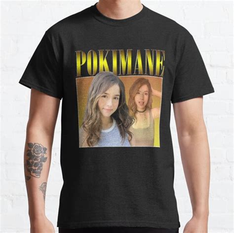 Pokimane T-Shirts - Pokimane Classic T-Shirt RB2205 | Pokimane Merch