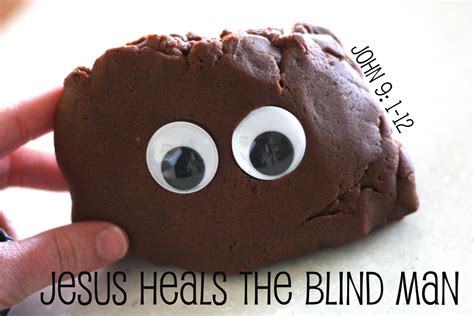 Jesus Heals the Blind Man Craft - I Can Teach My Child!