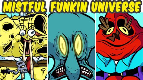 FNF VS MISTFUL FUNKIN UNIVERSE VS Meatcanyon Spongebob VS Mr.Krabs (FNF MOD) | Friday Night ...