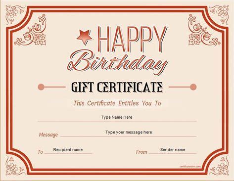 10 Gift certificate template word ideas in 2021 | gift certificate ...