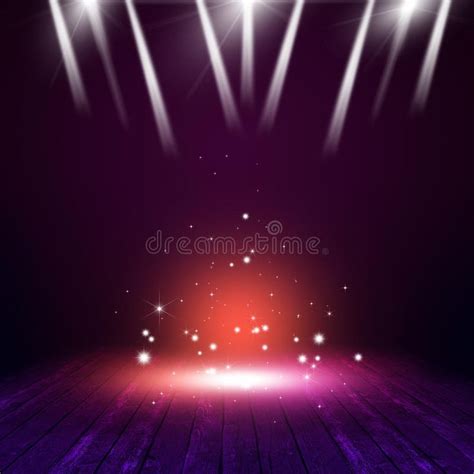 Magic Concert Stage with Multicolor Lights