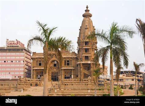 Qasr Al Baron or Barons Palace in Heliopolis Cairo Egypt Stock Photo ...