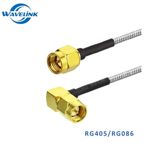 Rf Coaxial Semi-rigid Cable Rg086 Rg402 Rg405 With Sma Male To Sma Male ...