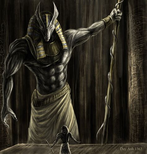 Anubis painting, painting, Anubis HD wallpaper | Wallpaper Flare