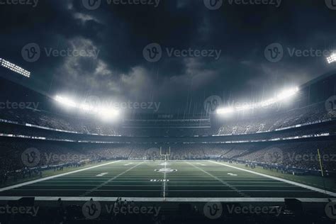 a football stadium at night . 23775926 Stock Photo at Vecteezy