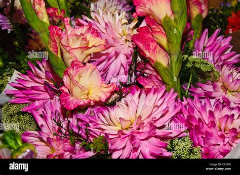 Flower Display, Market Trader Stall, Pike Place Market, Seattle, Washington Stock Photo - Alamy