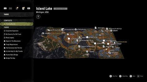 SnowRunner Island Lake Map