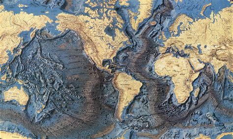The Ocean Floor - Monday Map - One Man's World
