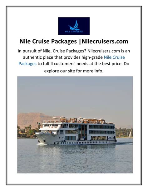 PPT - Nile Cruise Packages Nilecruisers.com PowerPoint Presentation ...