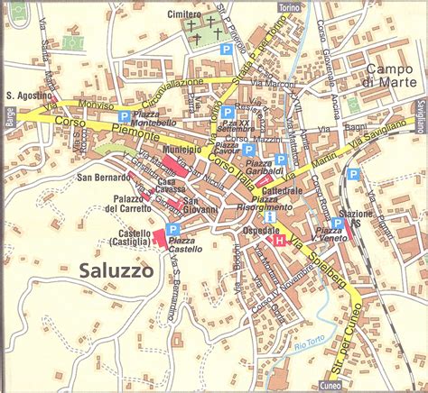 Saluzzo Map - saluzzo it • mappery