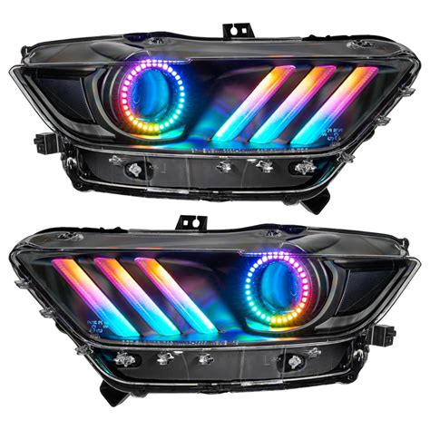 Oracle Lighting Dynamic ColorShift RGB+A Black Edition Headlights For ...