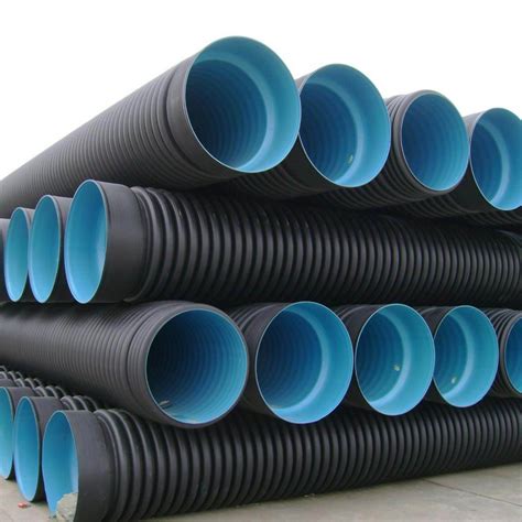 Plastic Pipe Tube 300mm 12inch Sn8 HDPE Double Wall Corrugated HDPE Plastic Culvert Pipe - China ...