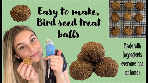 How to Make Bird Treats | Easy Seed Balls - YouTube