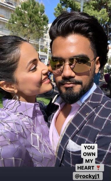 TV Star Hina Khan Shares MUSHY PICS With Boyfriend Rocky Jaiswal!