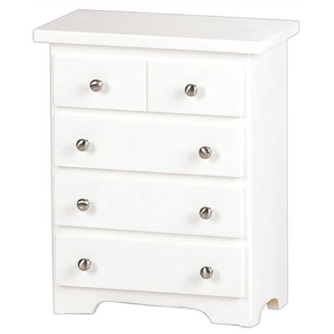 White Chest of Drawers - Shields Childcare Supplies